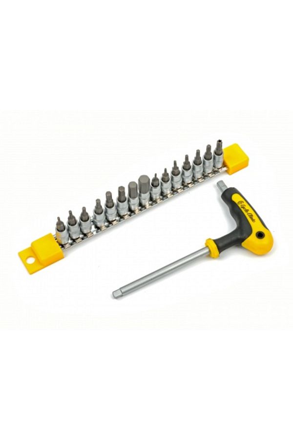 KlaussTech-Torx wrench and Allen key set, S2 material, plastic/TPR handle. 1