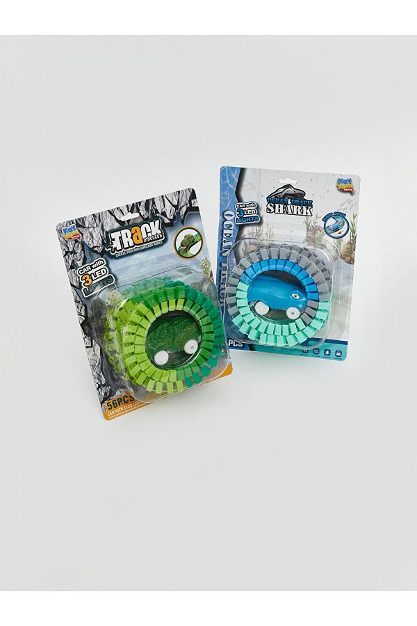 LC Waikiki-Sparkling Selections from Shining Store |   Toy Dino Tracks Road Set 56 Pieces 1
