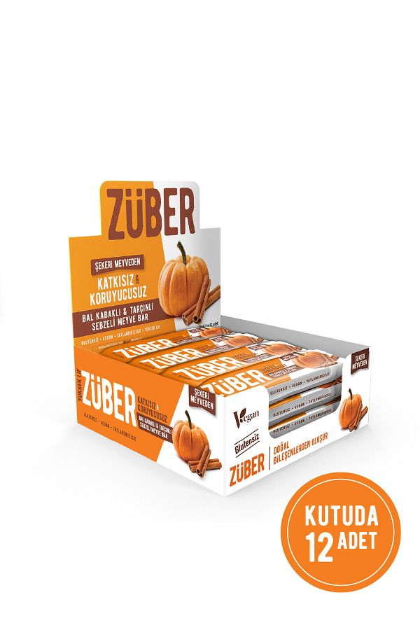 Züber-Fruit Dessert with Honey Pumpkin and Cinnamon Vegetables - 35 Gr X 12 Pieces 1