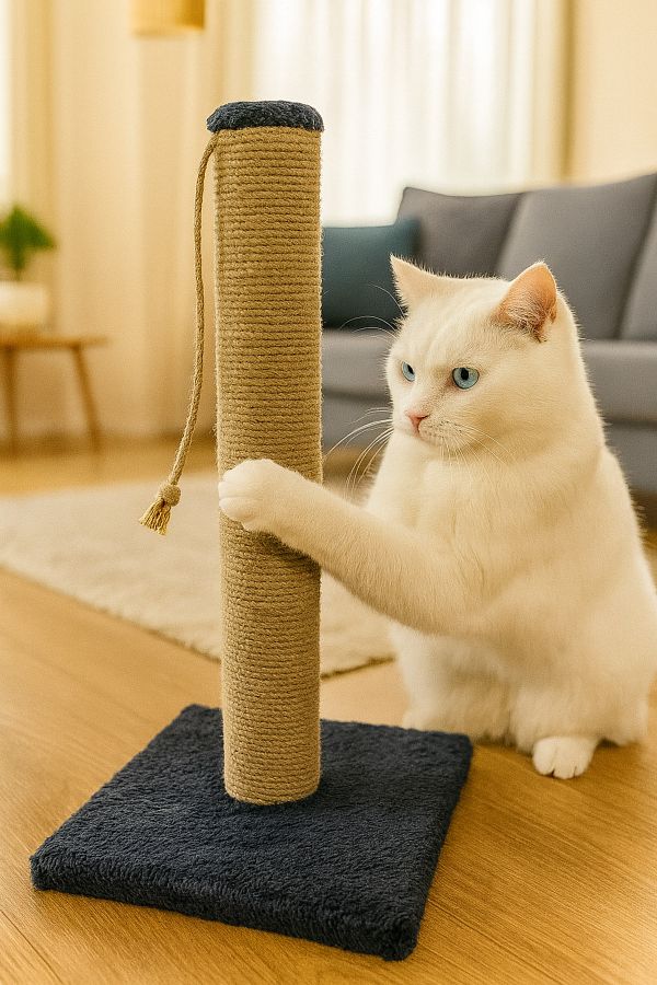 EMSE-Cat Scratching Rope Scratcher with Catnip 1
