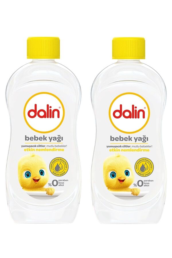 Dalin Bebe Yağı 500 Ml Etkin Nemlendirme x2 Adet