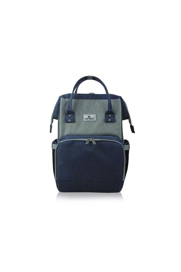 LORELLİ-Rucsac Tina pentru accesorii pentru bebeluși, compartimente multiple, albastru și gri 1