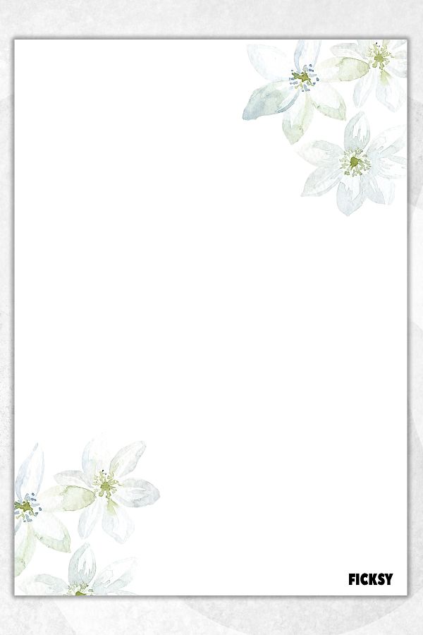 Ficksy-Flower Note Paper - A5 Size - 50 Sheets - Notepad - Memopad - Memo Pad - to Do List - Notebook 1