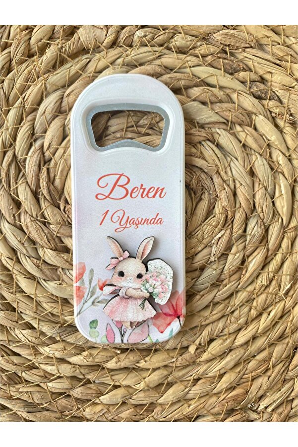 FORONEUS Tavşan Temalı Kız Bebek Açacak Magnet 20'li Paket