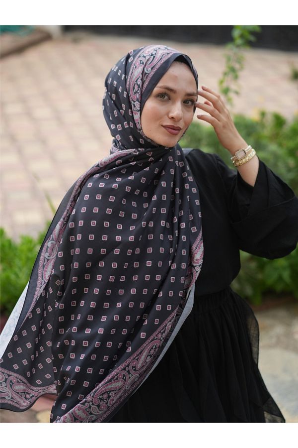 MONOOR-Ethnic Pattern Soft Shawl 1