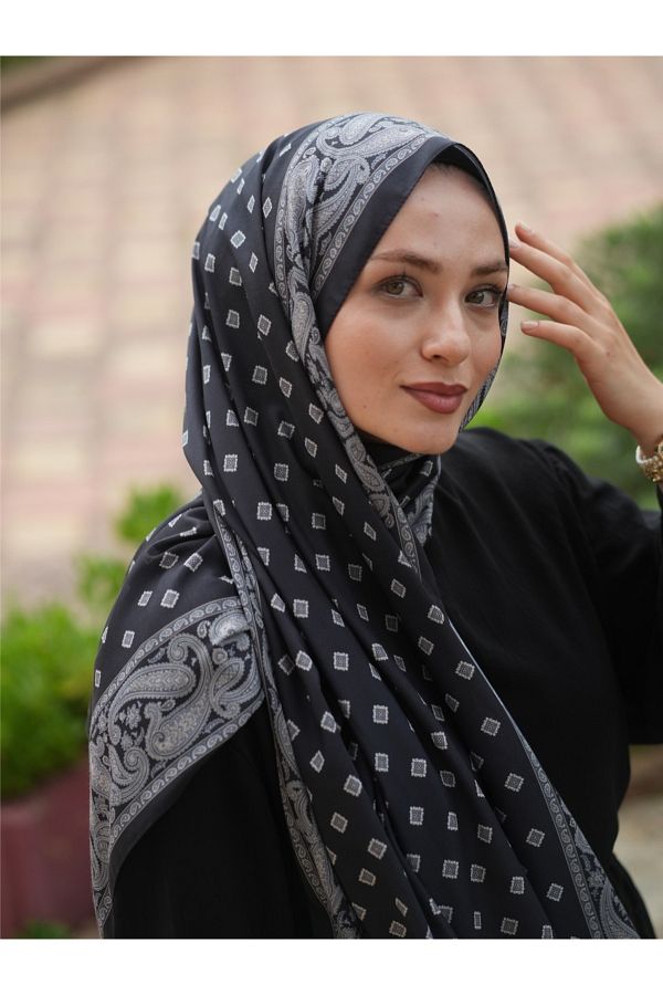 MONOOR-Ethnic Pattern Soft Shawl 1
