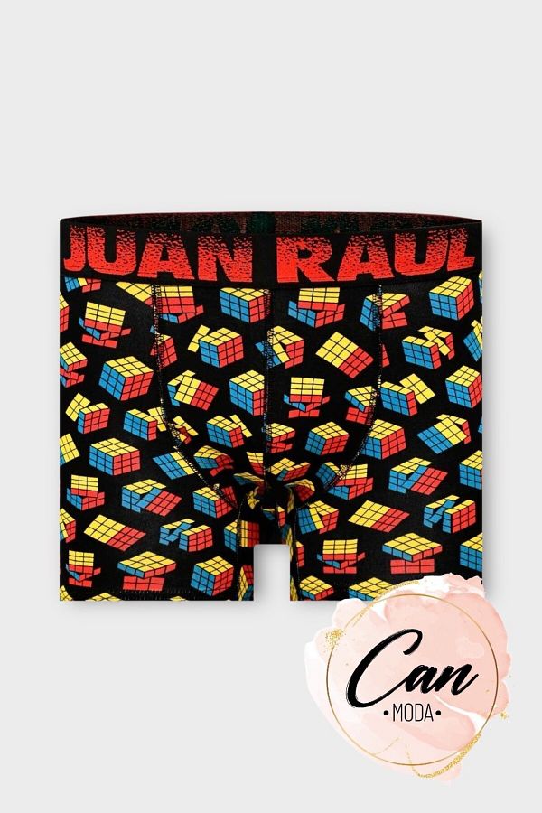 Juan Raul-"Rubik Pattern" Brain Game Men's Boxer - Db259 1