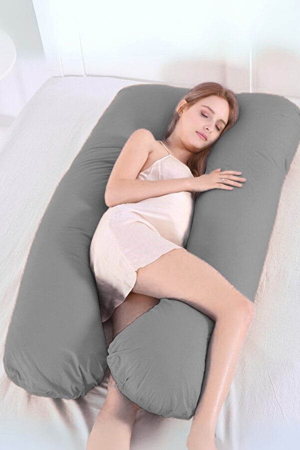 MoMMe Hamile Uyku Ve Destek Yastığı ANTRSİT GRİ