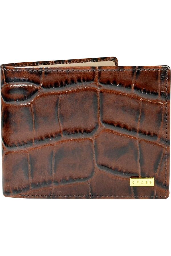 Cross-Coco Signature Bi-fold Coin Wallet, Brown 1