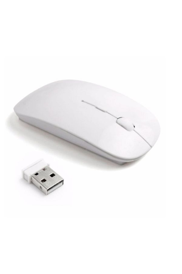 Raffine-ماوس ليزر ضوئي لاسلكي محمول 2.4 جيجاهرتز رفيع صامت مع مستقبل USB طويل المدى 1