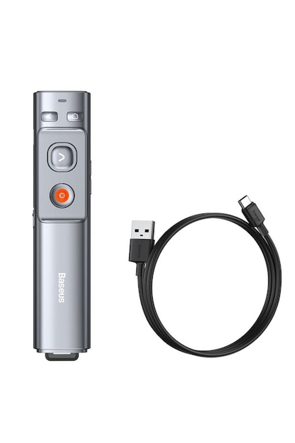 Baseus-Wireless laser pointer compatible with Windows, Apple OS, Android, Linux, 100m, multimedia buttons, adapt 1