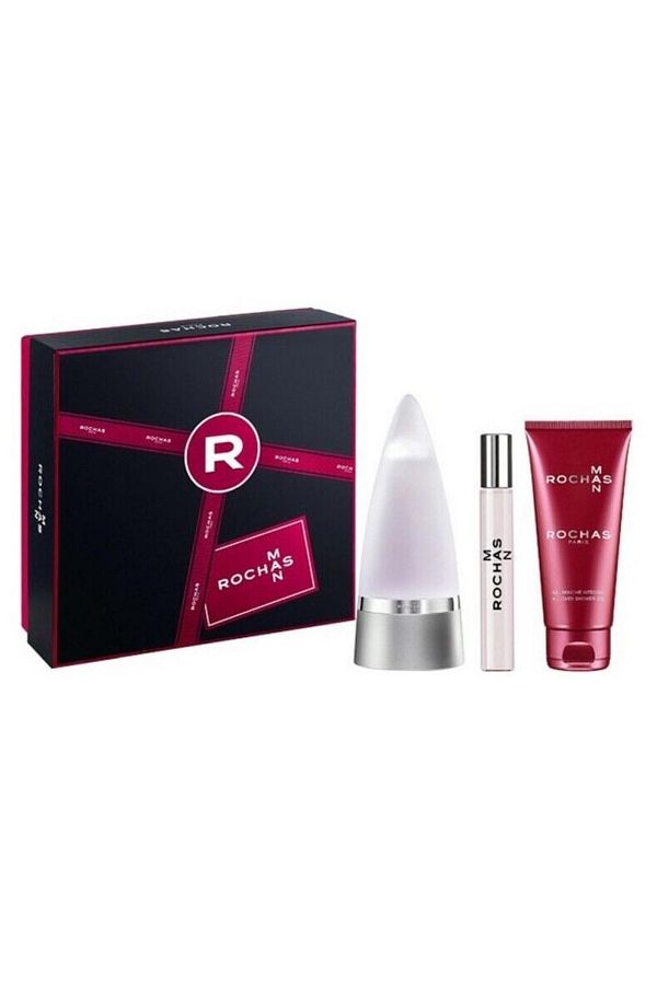 ROCHAS-Man for Men Set EDT 100 ml with EDT 20 ml withShowe Gel 100 ml 1