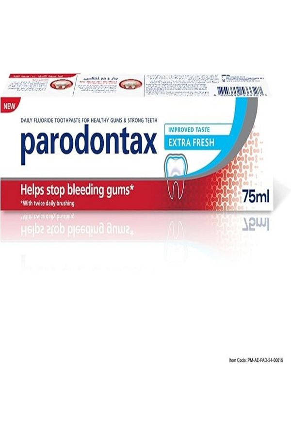 Parodontax-معجون أسنان مبيض 75 مل يساعد على إيقاف نزيف اللثة ويستعيد البياض الطبيعي بلطف 1