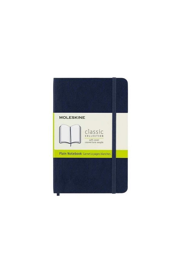Moleskine-Soft Notebook Cover - Plain Navy Blue, Pocket Size 1