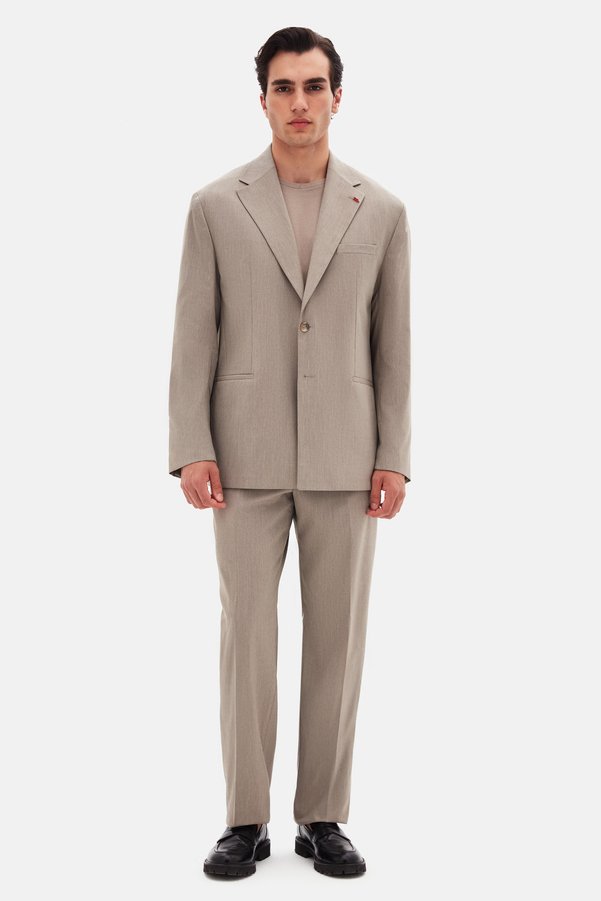 TWN Oversize Mink Comfortable Fit Suit
