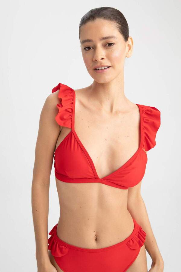 DeFacto-Fall in Love Regular Fit Bikini Top W9401Az22Sm 1