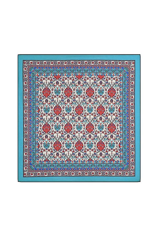 Bursa İpek-Tulip Patterned Red Soft Scarf 1