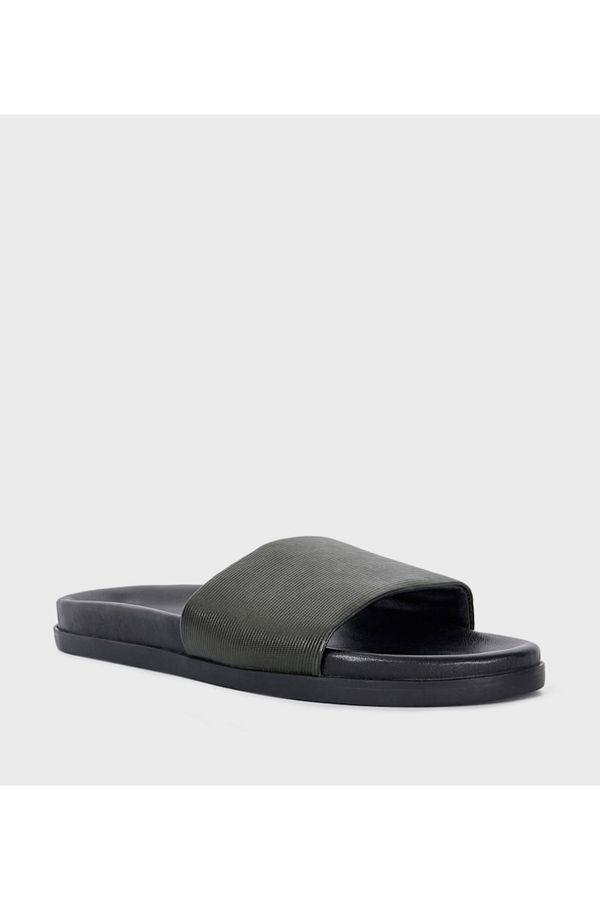 Dune London-MEN'S-LINEAR EMBOSS SLIDE 1
