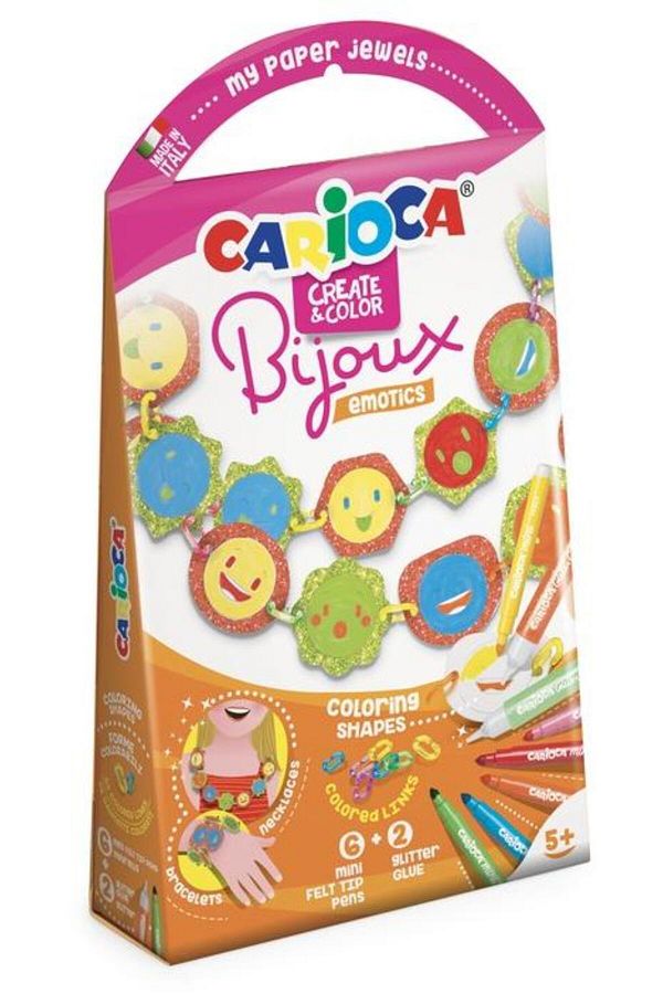 CARIOCA-Set creativ Create & Color Bijoux Emotics 1