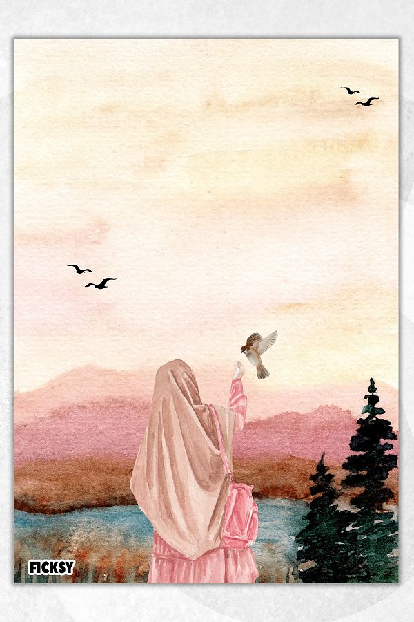 Ficksy-Islamic Muslim Hijab Girl Notepad - A5 Size - 50 Sheets - Notepad - Memopad - Memo Pad - to Do List 1