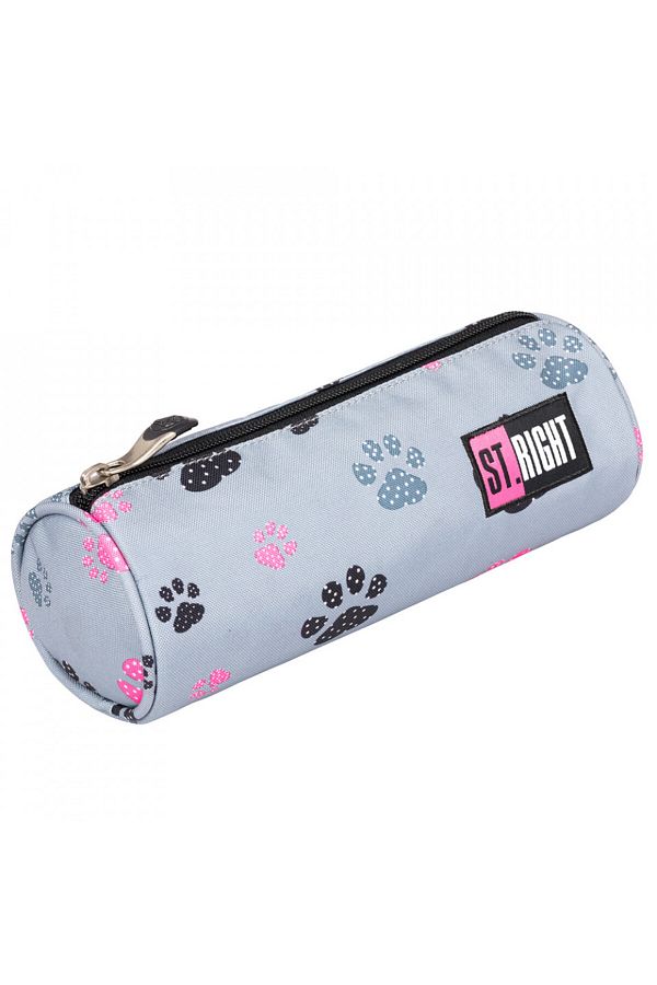 St.Majewski-Pencil Case, with 1 Zipper, St.Right -Paws Collection, PU01 21x7.5cm 1