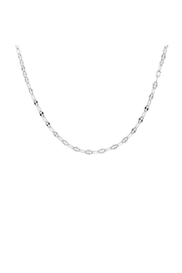 Bijuteria SORELLY-Lant Argint Modern Half Sequin Link 1