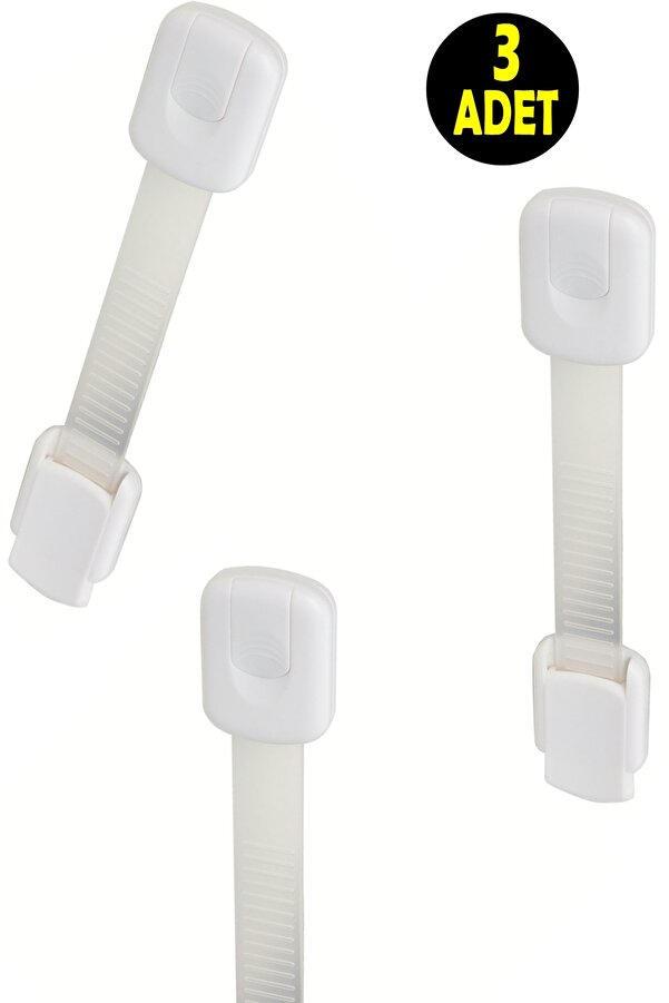 usin 3 ADET Silikon Dolap Çekmece Buzdolabı Eşya Sabitleyici Bebek Çoçuk Koruruyucu Güvenlik Kilidi Kilit