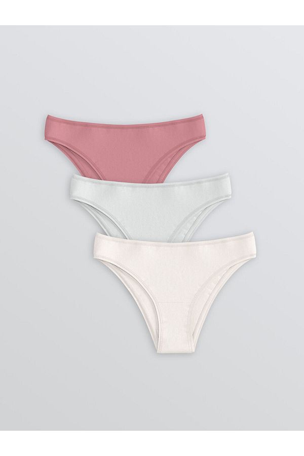 LC Waikiki-Create Your Style from Uzg Store |   Lilac Flat Brazilian Panties 3-Pack 1