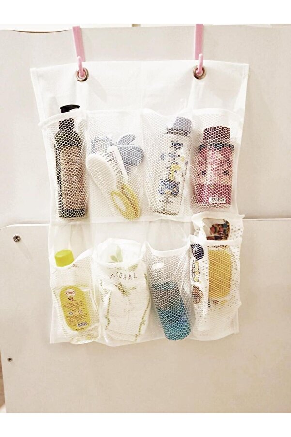 Evvano 8 Cepli Bebek Beşik Düzenleyici Askılı File Organizer