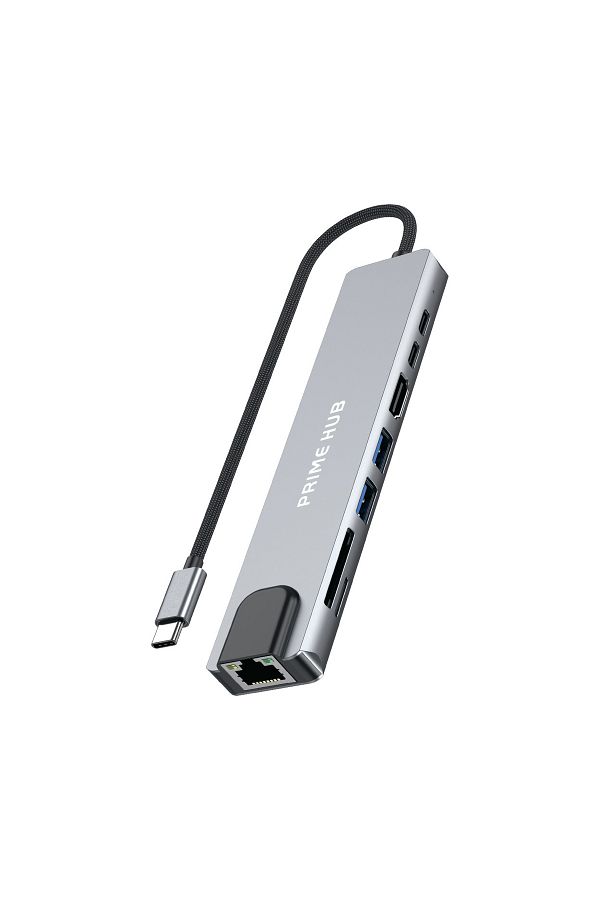 ZUIDID-8 in 1 Usb-C Multiplexer |   4K Hdmi, 100W Pd, Gigabit Ethernet, Sd/Tf Card Reader, 2Xusb-C + 2Xusb 3.0 1