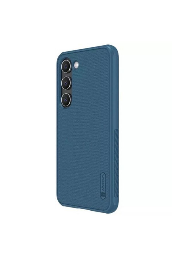 SOHO-Husă de protecție compatibilă cu Samsung Galaxy S23 Plus, design Super Frosted Shield Pro, albastră 1