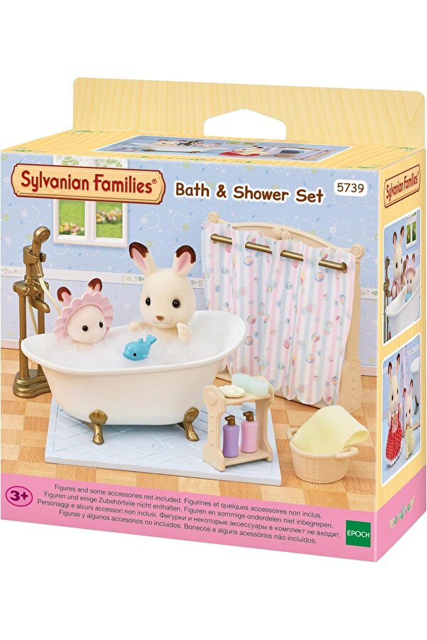 Hype Store Sylvanian Families EPOCH Banyo Ve Duş Seti, Oyuncak