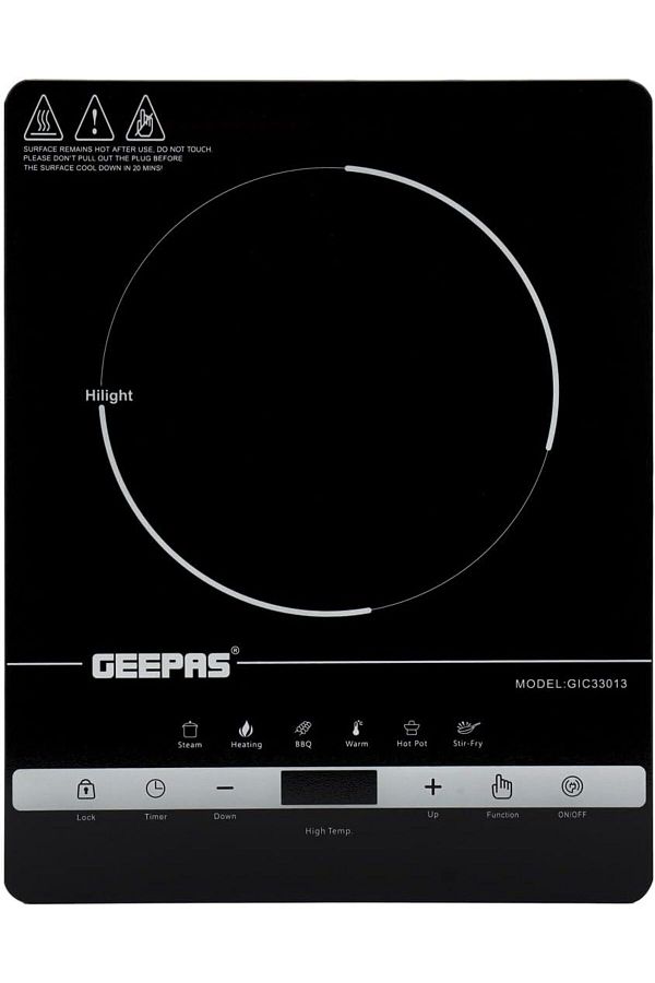 Geepas-4 Digit LED Display Digital Infrared Cooker, GIC33013 1