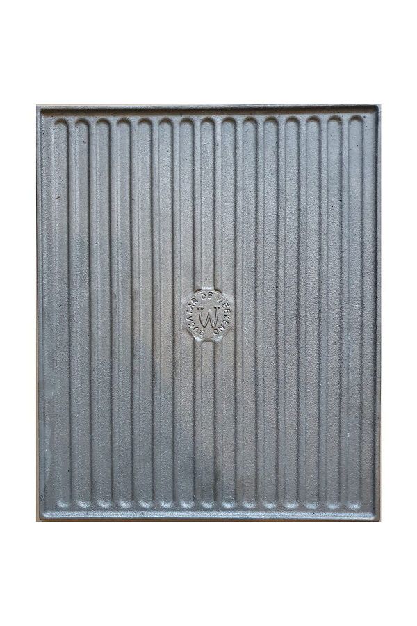 Mercaton-Grill plate, cast iron, rectangular, 2 sides, 40×33 cm, Grill Chef 1