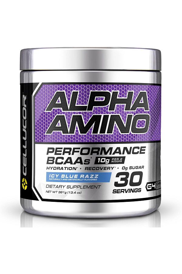 Cellucor-C4 Alpha Amino BCAA Powder, Post Workout Recovery with Electrolytes, Blue Raspberry – 30 Servings 1