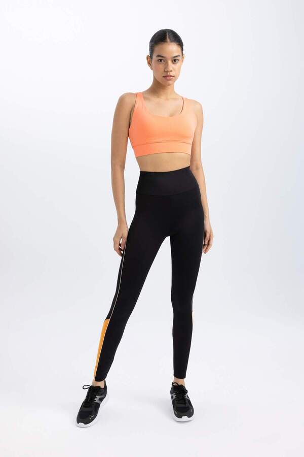 DeFacto-DeFactoFit - Sport-Leggings aus schwerem Stoff, taillenbetont B9409AX24SM 1