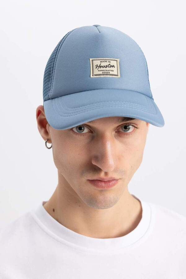 DeFacto-Baseball-/Basketballkappe mit Aufdruck für Herren B7992AX24SM 1