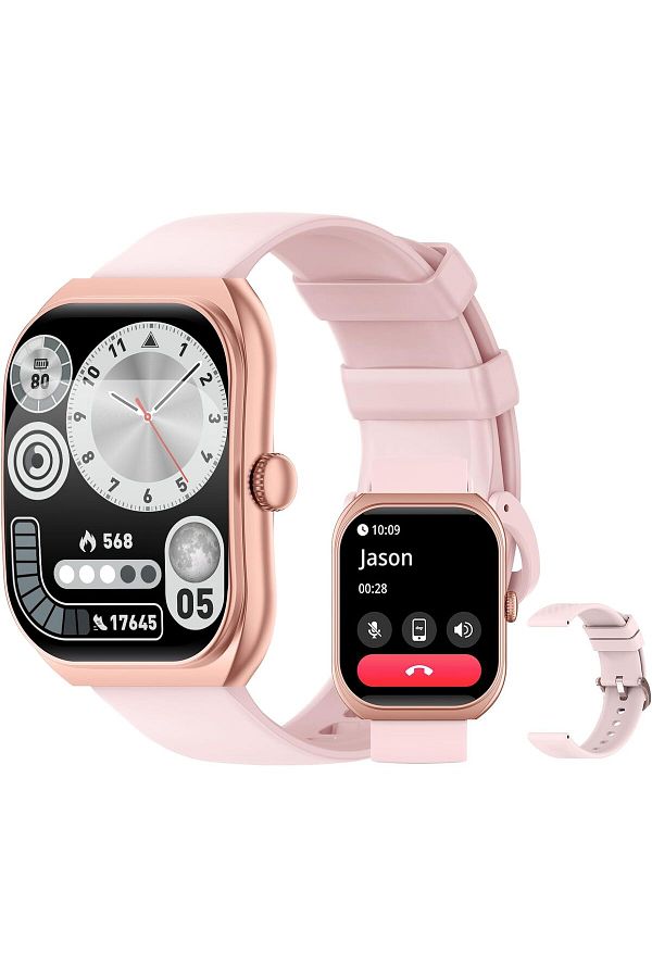 PEJE-Smart Watches For Men, 2.01 Curved Display, Bluetooth Calls, 1ATM Waterproof, Monitors Spo2/Hea 1