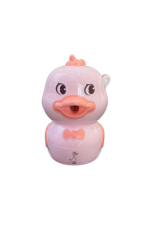 Brons-Cute Duck Patterned Table Top Pencil Sharpener with Arms 1