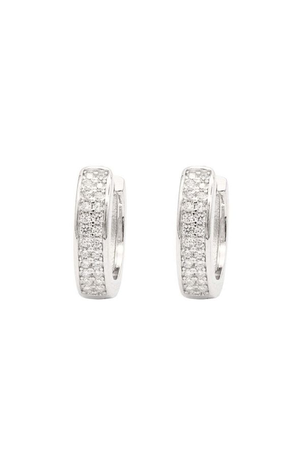 Bijuteria SORELLY-Cercei Argint cu Pietre Zirconia Double Row 1