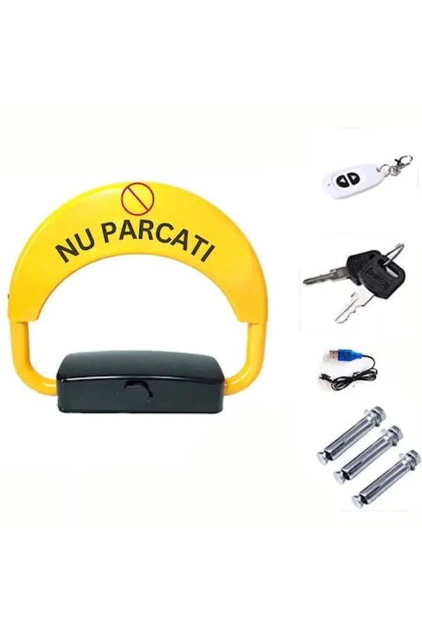 AT Performance-Automatic Parking Spot Blocker – Remote Control, 2 Tons Support, Anti-Theft Alarm 1