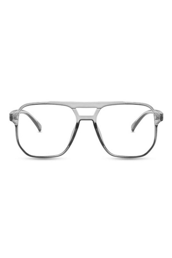 GERICOM-Transparent Lens Glasses with Computer Protection, Non-Diopter, Aviator Style 1
