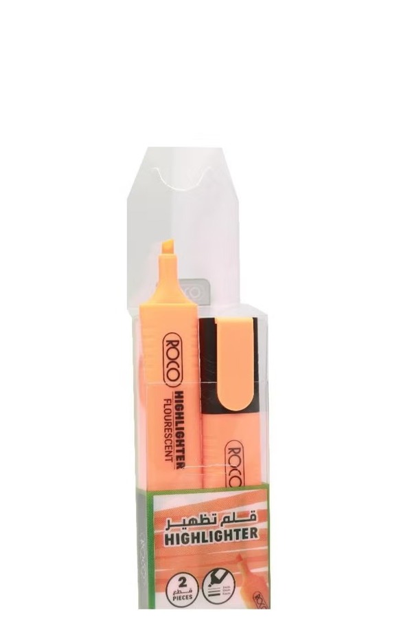 Roco-120 Highlighter – 1.2 to 5 mm Chisel Tip Orange 1