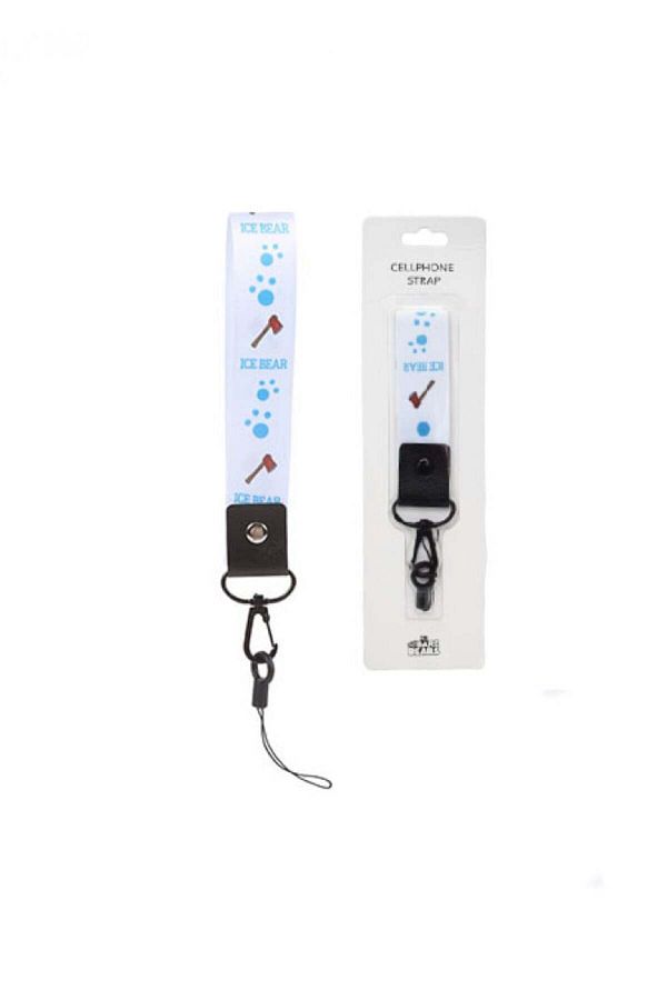 Miniso-Short mobile phone charm with the Three Bears logo - WE BARE BEARS 1