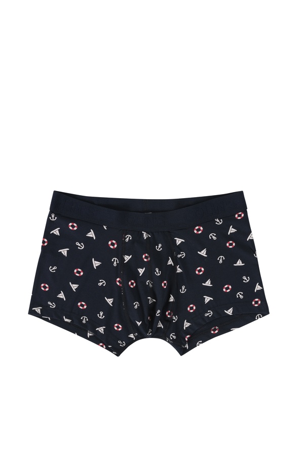 Colin's-Boxer pentru bărbați cu imprimeu modern, albastru bleumarin 1