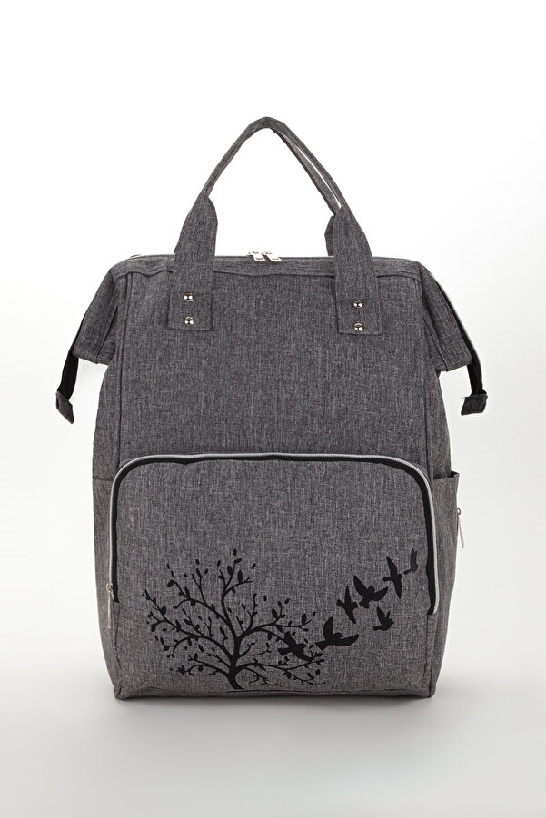 Sweet Anne Bebek Bakım Sırt Çantası Biberon Termoslu Sıvı Geçirmez Askı Aparatlı