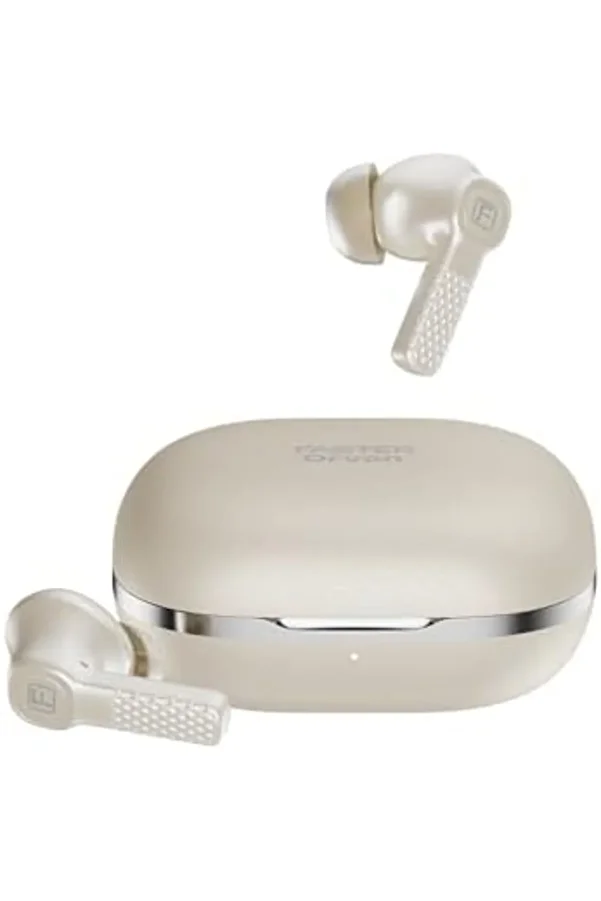 Faster-Orvon In-Ear Wireless Earbuds Bluetooth 5.4 - ANC+ENC, Leather Textured LED Display Case, 25H 1