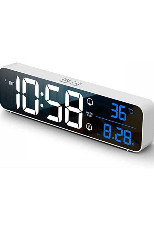 Generic-MIRFA Digital Clock, Alarm Clock for Bedroom, Digital Clock Large Display, Digital Alarm Clock, Dat 1
