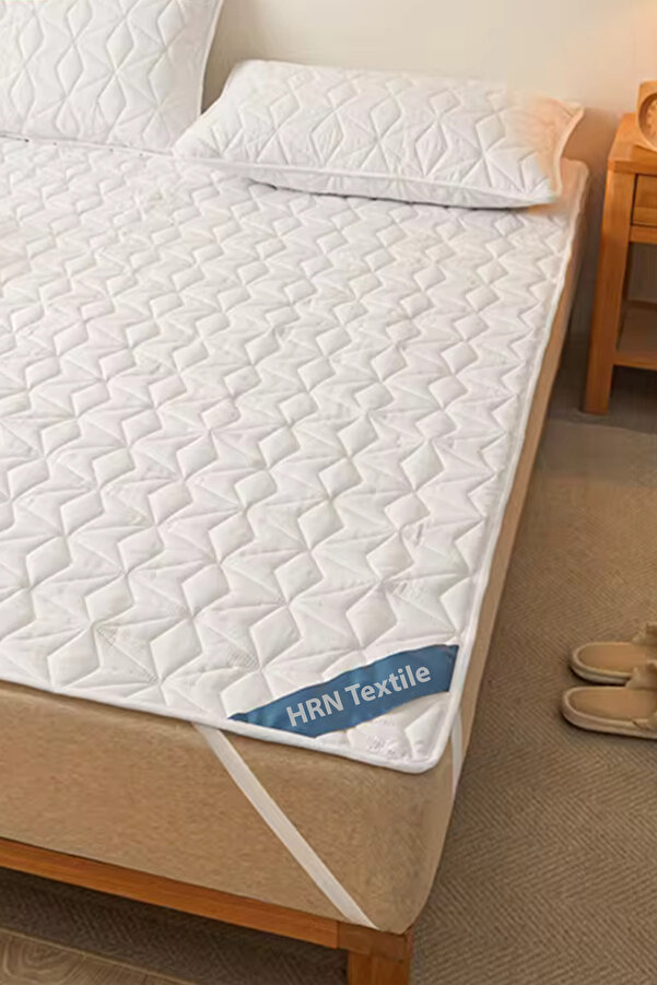 HRN Textile Köşe Lastikli Kapitone Pamuklu Su Geçirmez Yatak Koruyucu Alez – Tek / Çift Kişilik, Bebek & Çocuk