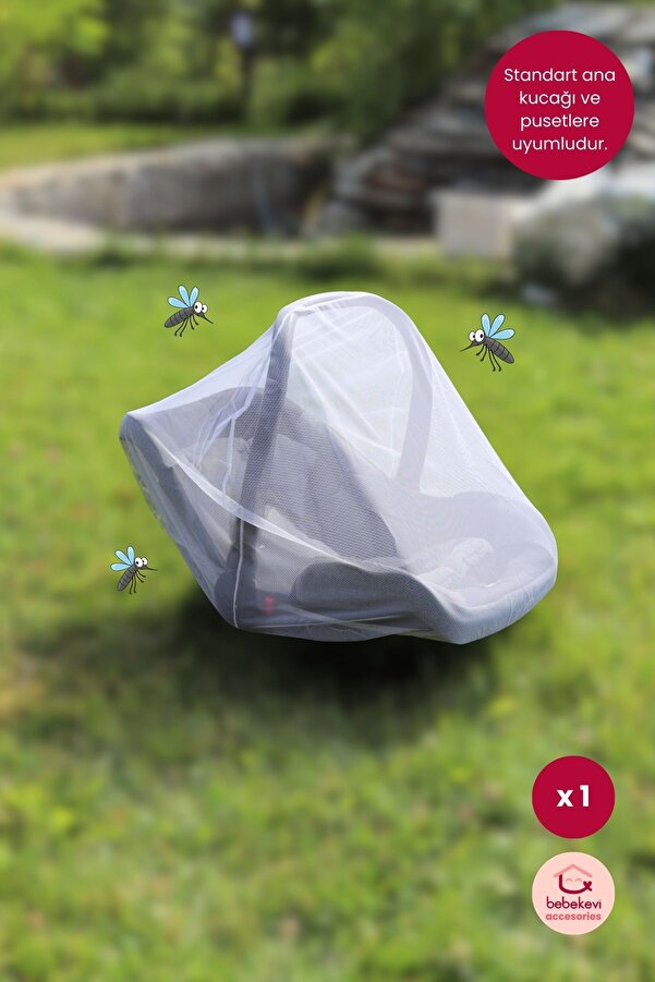 Bebekevi Standart Bebek Puset ve Ana Kucağı Sinekliği